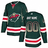 Customized Men's Minnesota Wild Green Drift Fashion Adidas Jersey,baseball caps,new era cap wholesale,wholesale hats